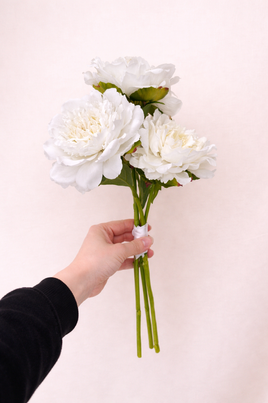Petite White Peony Bouquet